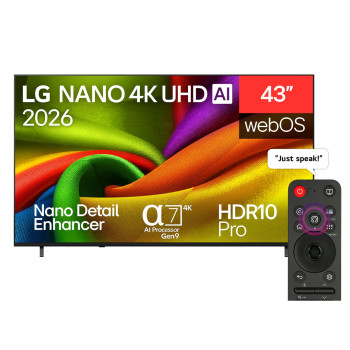 SMART TV NANO LG 43P UHD...